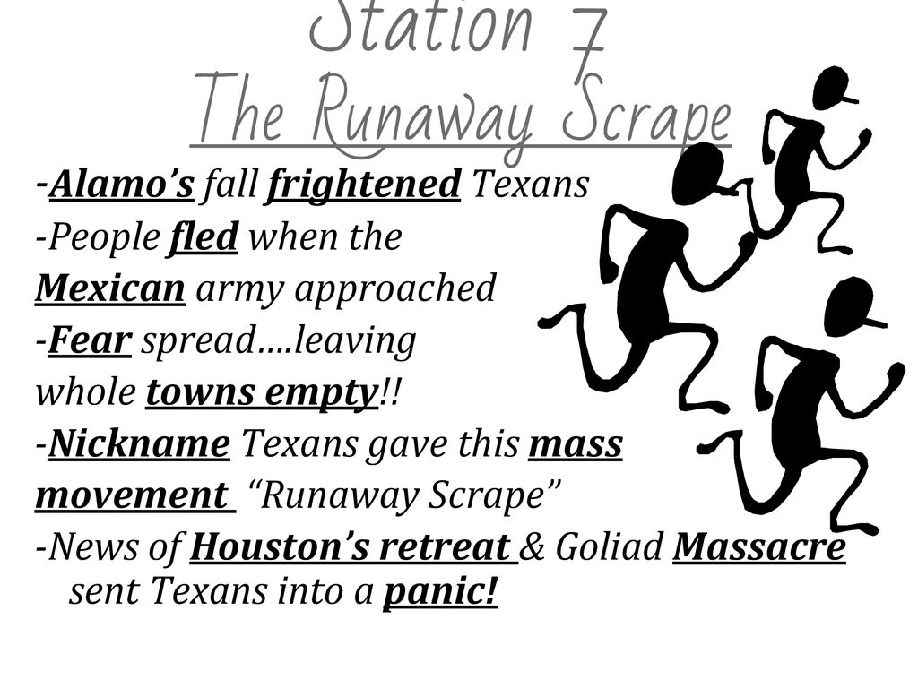 Station 7 The Runaway Scrape