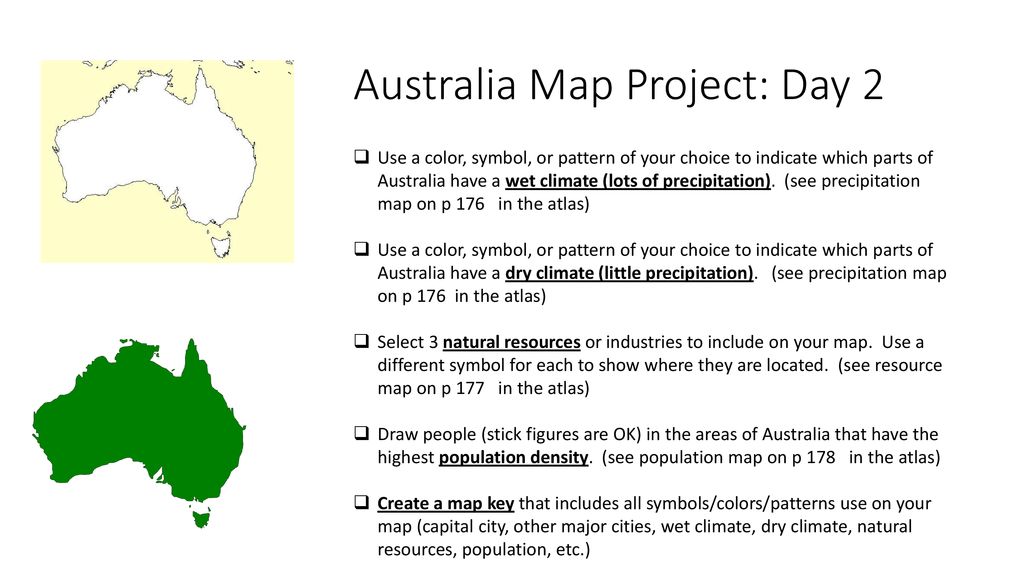 lol menu byld Australia Map Project: Day 1 - ppt download