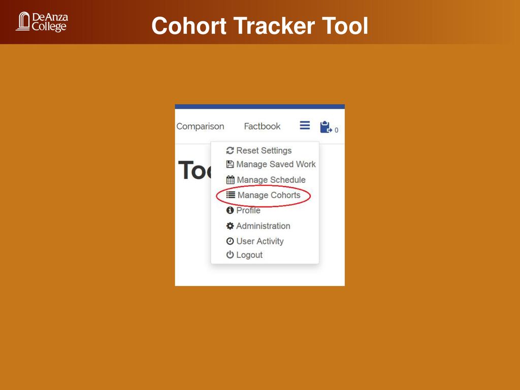 Program review tool tracking a cohort ppt download