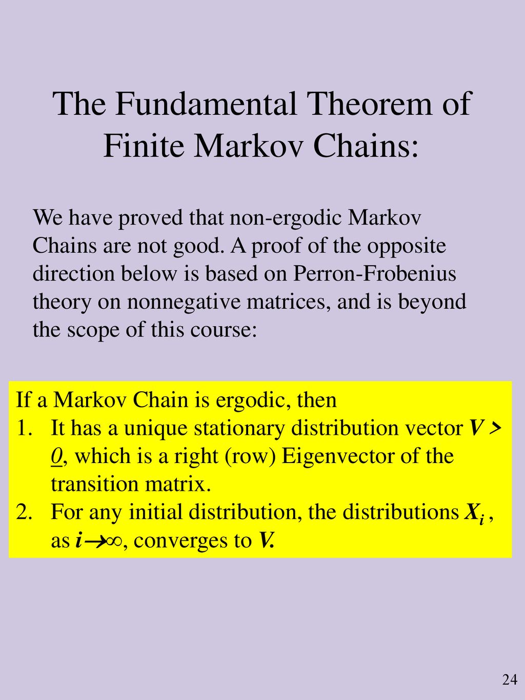 Markov chains lecture 5 ppt download