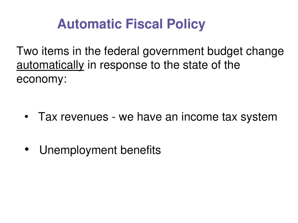 13 fiscal policy government spending and tax policy part ppt download