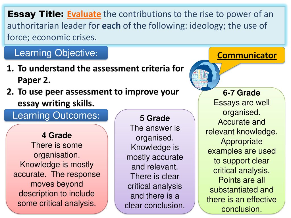 Criteria