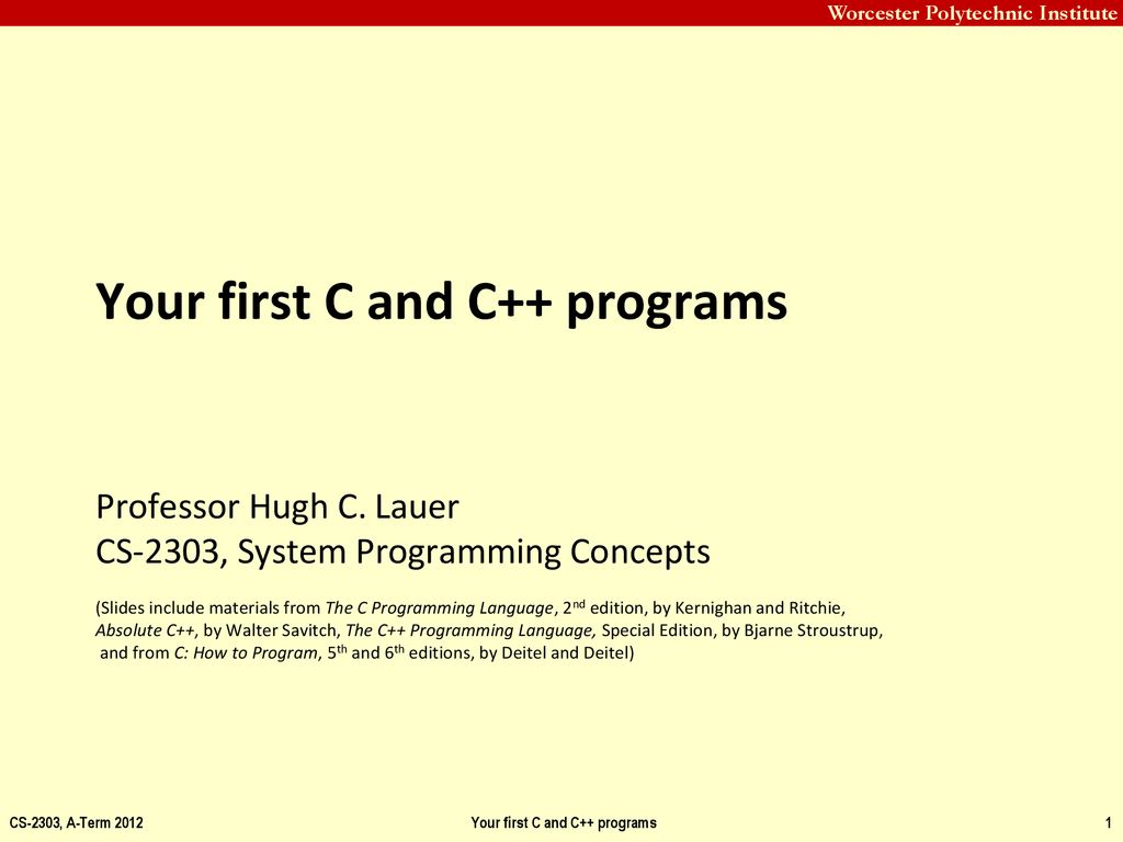 Your first C and C++ programs - ppt download