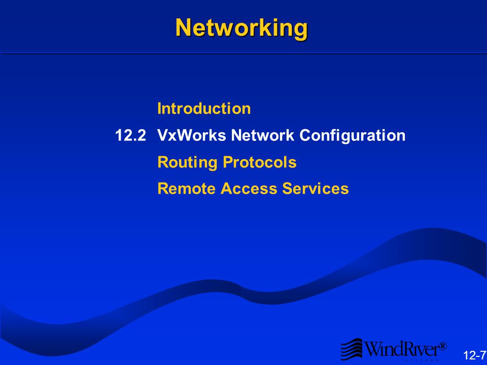 Networking 12 1 Introduction Vxworks Network Configuration Ppt Download Networking 12 1 Introduction Vxworks Network Configuration Ppt Download