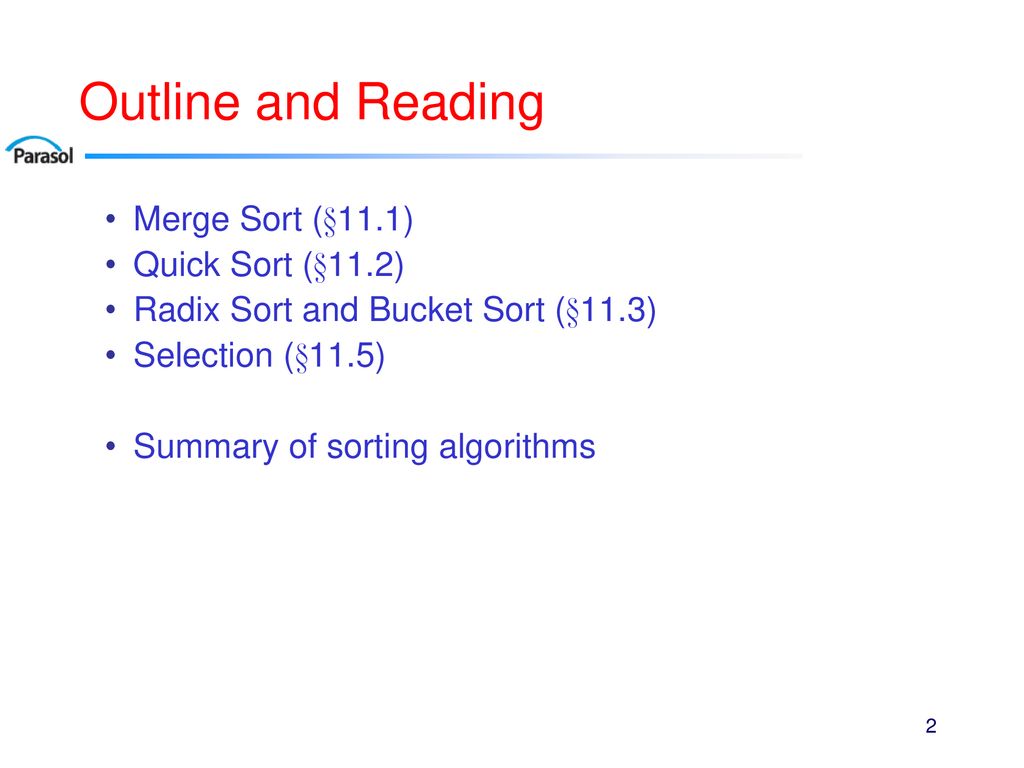 Sorting, Sets and Selection - ppt download