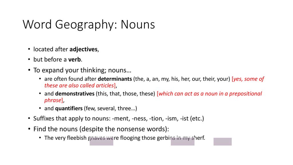 A crashcourse in linguistic syntax and word function ppt download