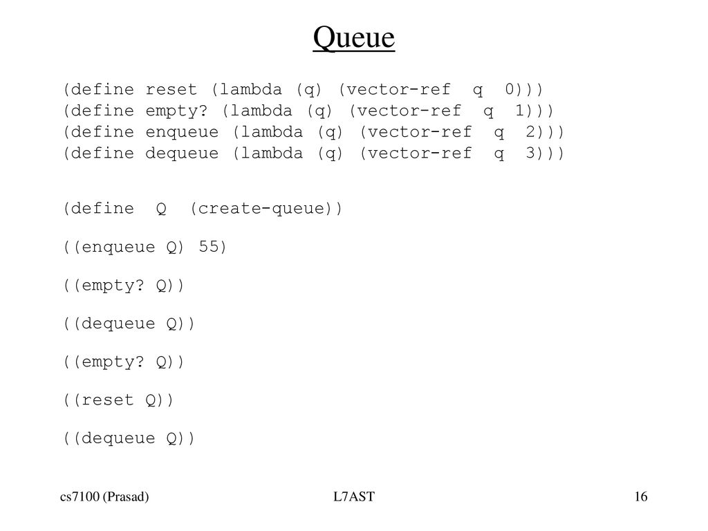 Abstract syntax cs7100 prasad l7ast ppt download