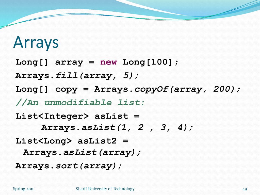 Advanced Programming in Java - ppt download