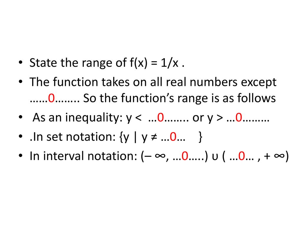 Graphing simple rational functions p ppt download
