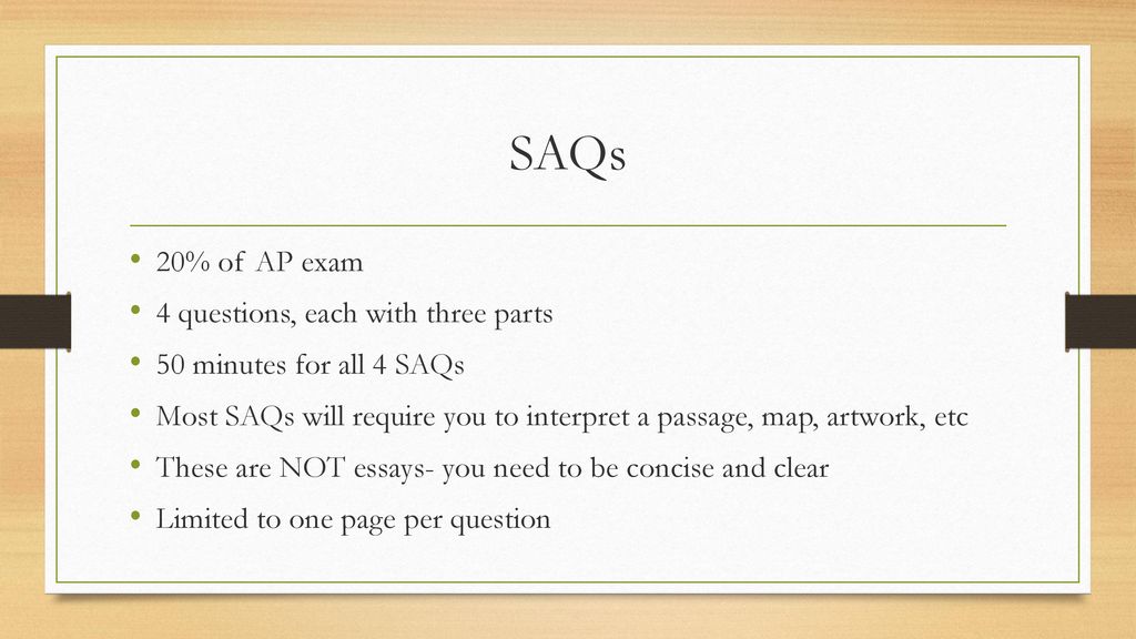 How to saq ppt download