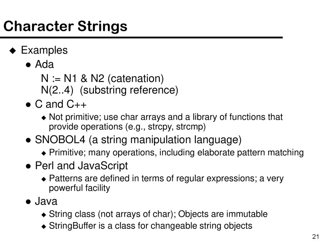 CSE 452: Programming Languages - ppt download
