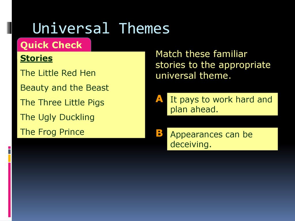 Theme in Literature. - ppt download