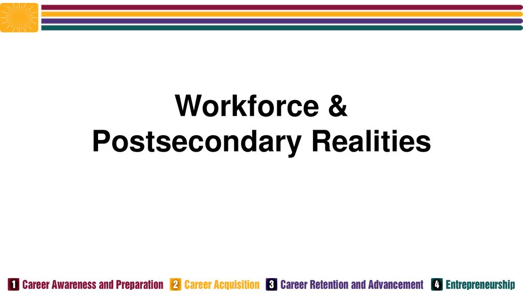 Workforce & Postsecondary Realities