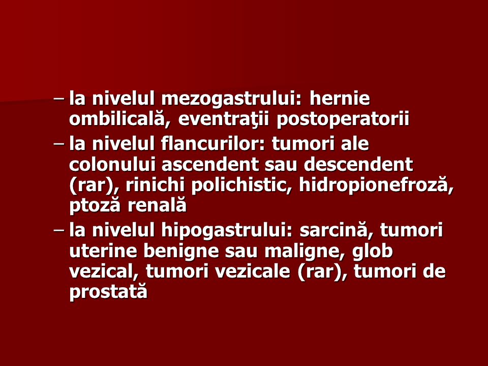glob vezical simptome)