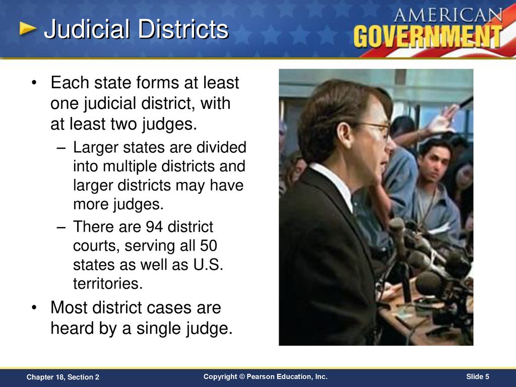 Chapter 18: The Federal Court System Section 2 ppt download