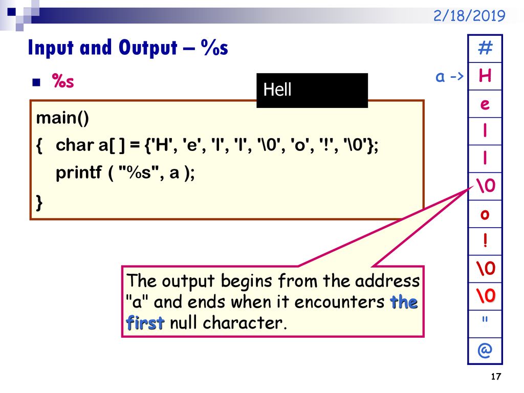 Chapter 8 Character Arrays And Strings Ppt Download