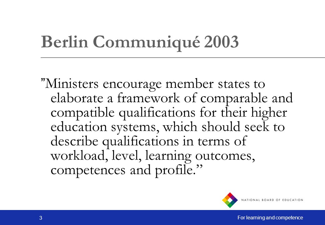 Berlin Communiqué 2003
