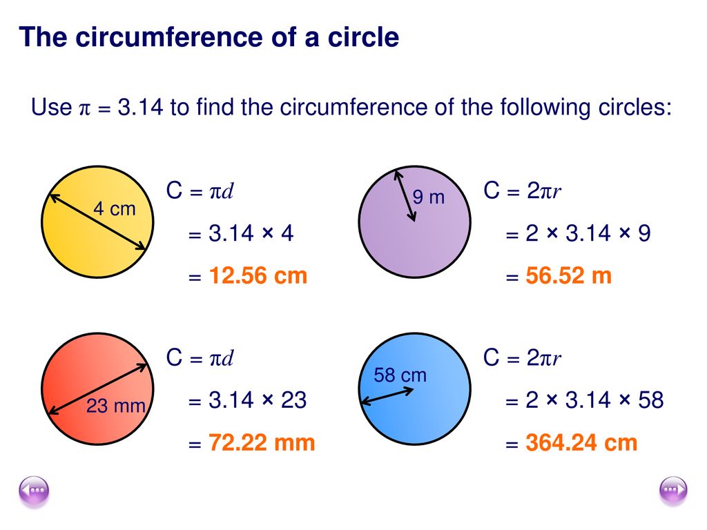 Find the Circumference of a Circle - ppt download