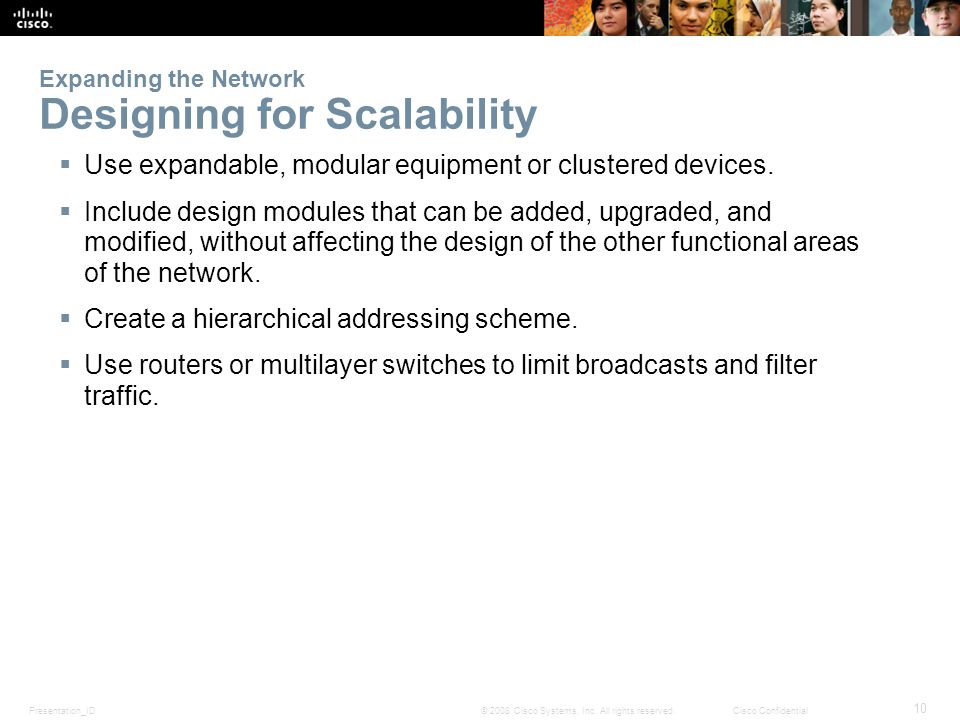 Expanding the Network Designing for Scalability
