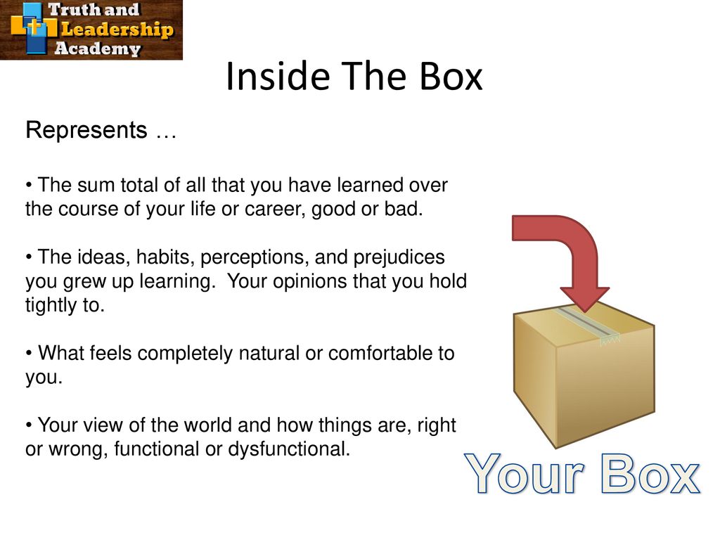 Thinking Outside the Box - ppt download