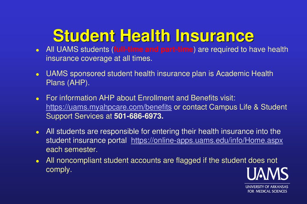 How to Complete the Student Health Insurance Verification Process - ppt