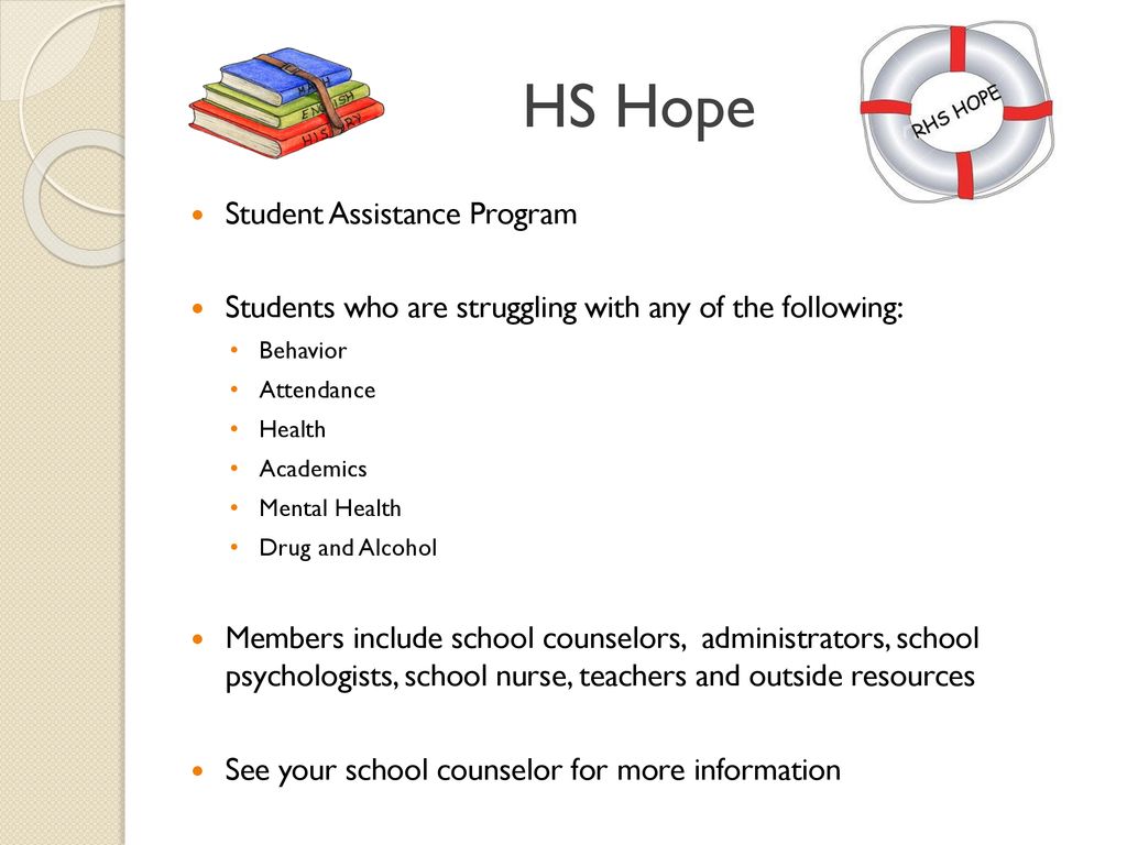 HS Hope Student Assistance Program