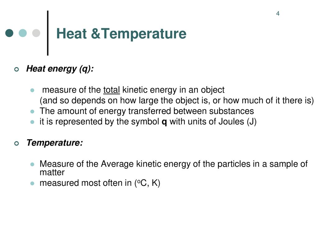 Thermochemistry Thermochemistry the study of the energy changes that ...