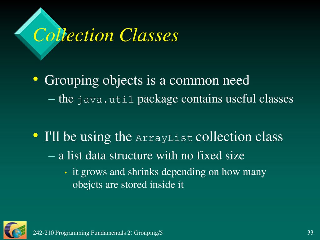 F II 5. Grouping Objects Objectives - ppt download