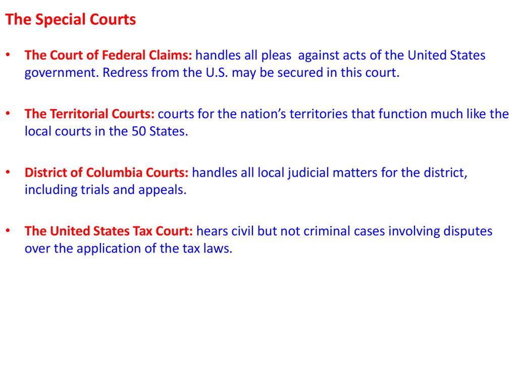 The Federal Court System (ch.18) - Ppt Download