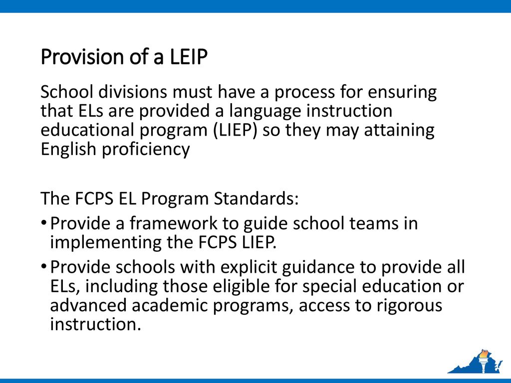LIEPing to Excellence for ELs ppt download