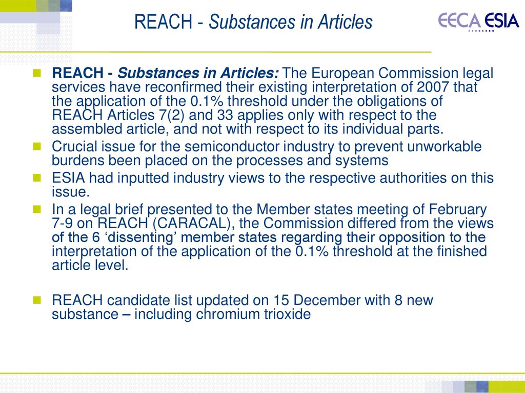 EU Legislation Update ESH TF Shanghai Feb ppt download