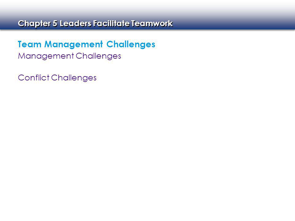 Team Management Challenges