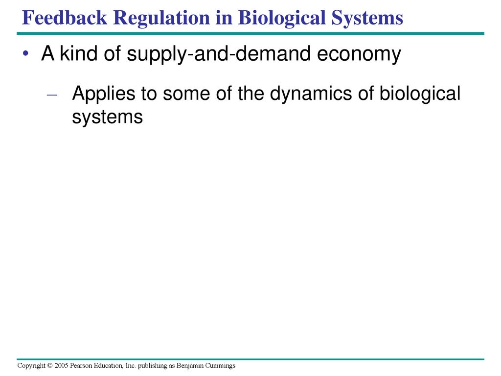 Feedback Regulation in Biological Systems