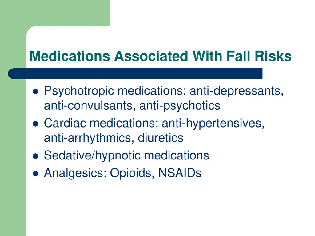 Preventing Medication-Related Falls: Helping the Elderly Find Balance ...