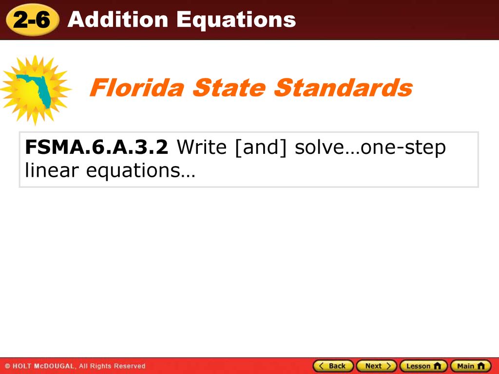 Florida State Standards