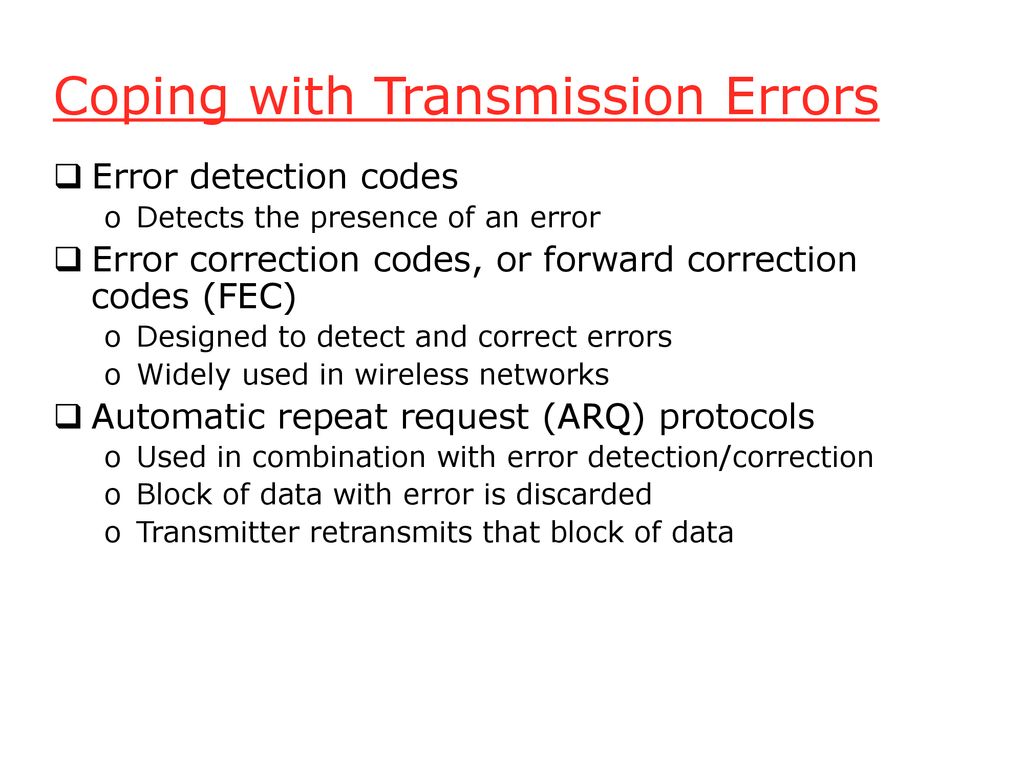 Coding and error control ppt download