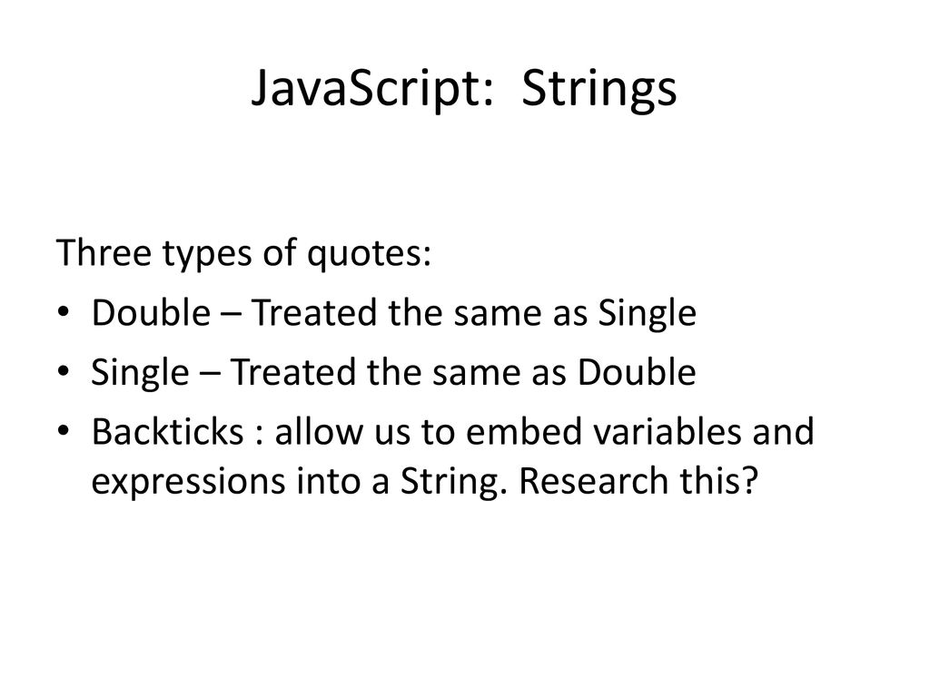 JavaScript Basics Topics Overview Syntactic Characteristics - ppt download