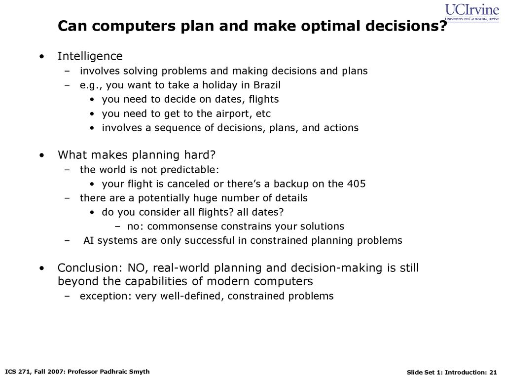 Introduction to Artificial Intelligence - ppt download