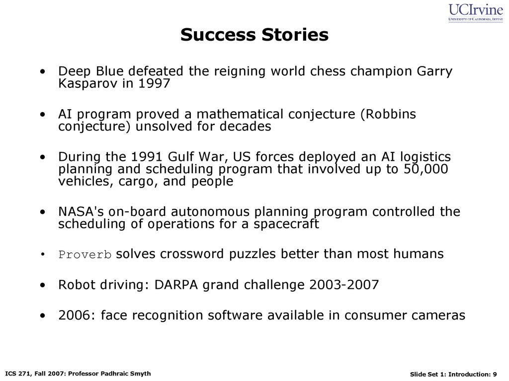 Introduction to Artificial Intelligence ppt download