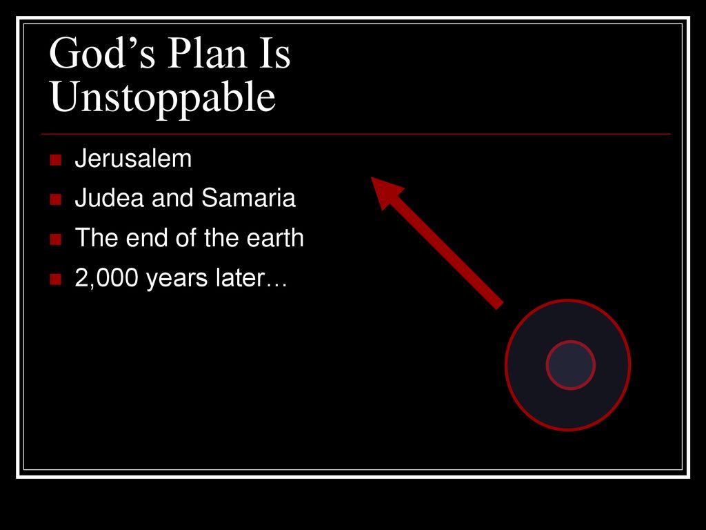 God’s Plan Is Unstoppable