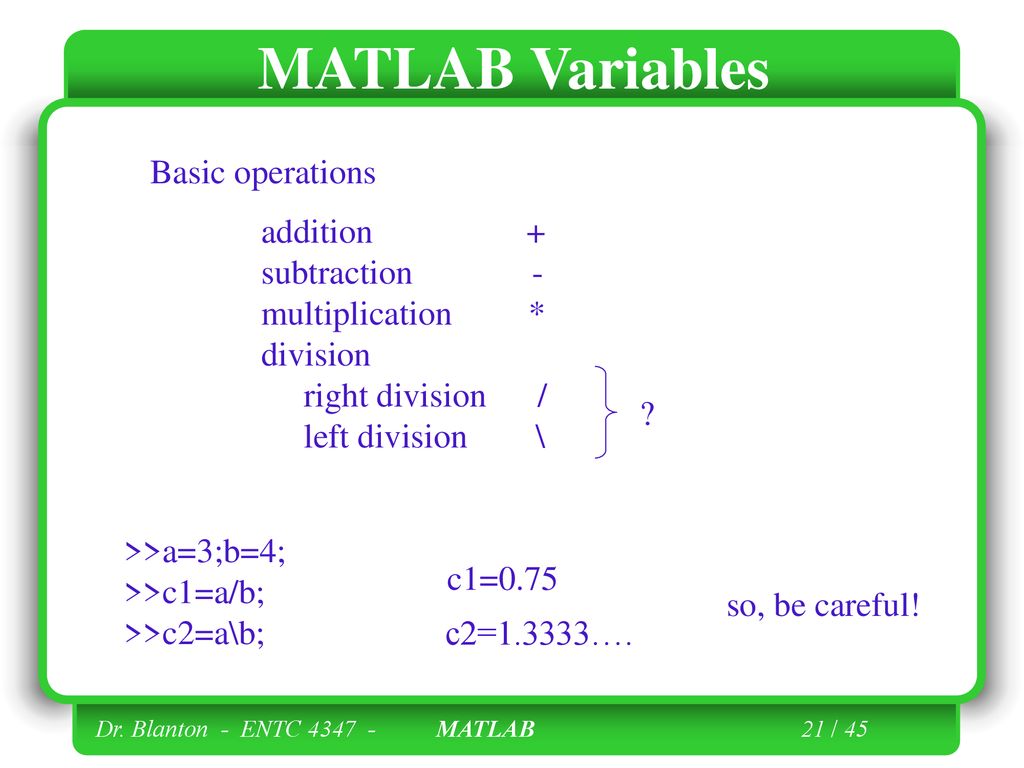 to add truck Seem INTRODUCTION TO MATLAB - ppt download