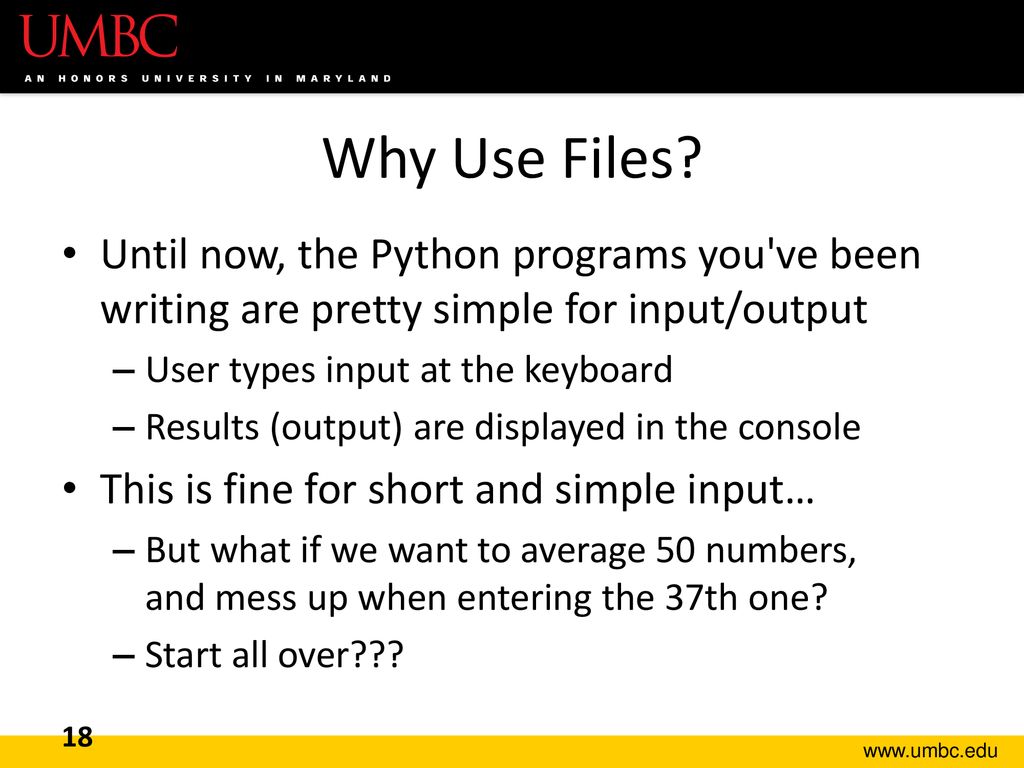 CMSC201 Computer Science I for Majors Lecture 13 – File I/O - ppt download