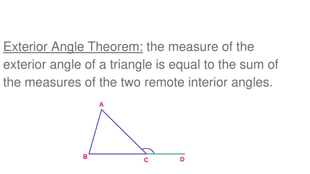 Triangle Theorems Ppt Download