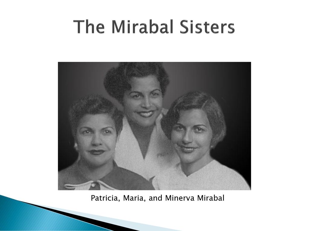 The Mirabal Sisters Women in History. - ppt download