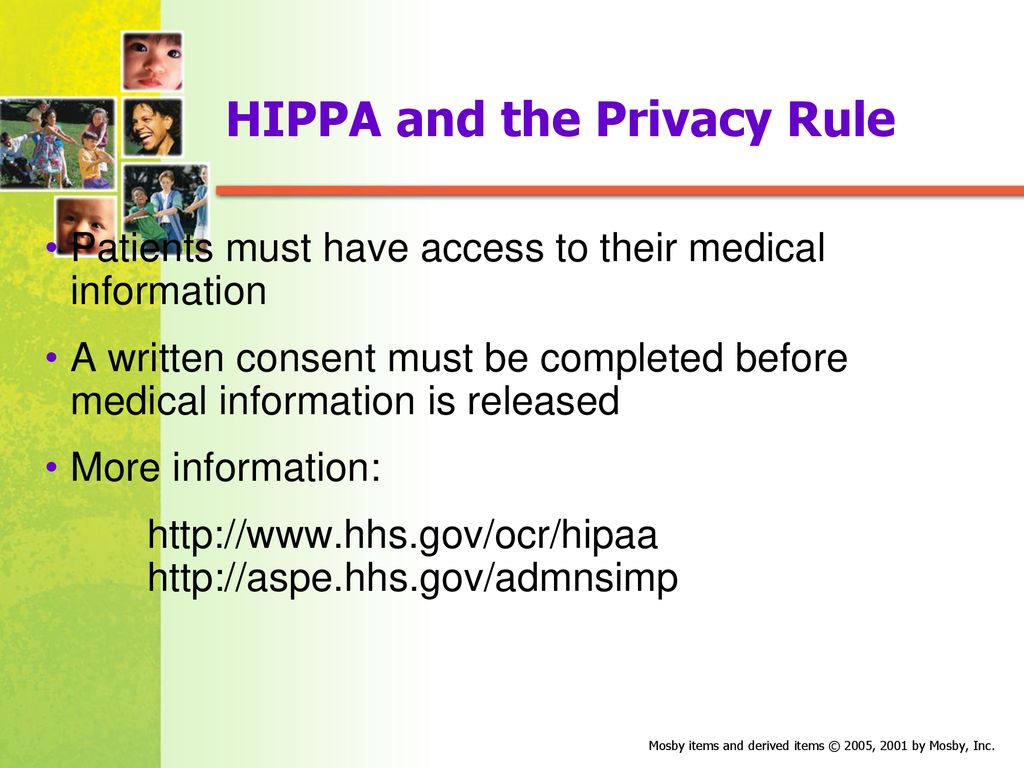 HIPPA and the Privacy Rule
