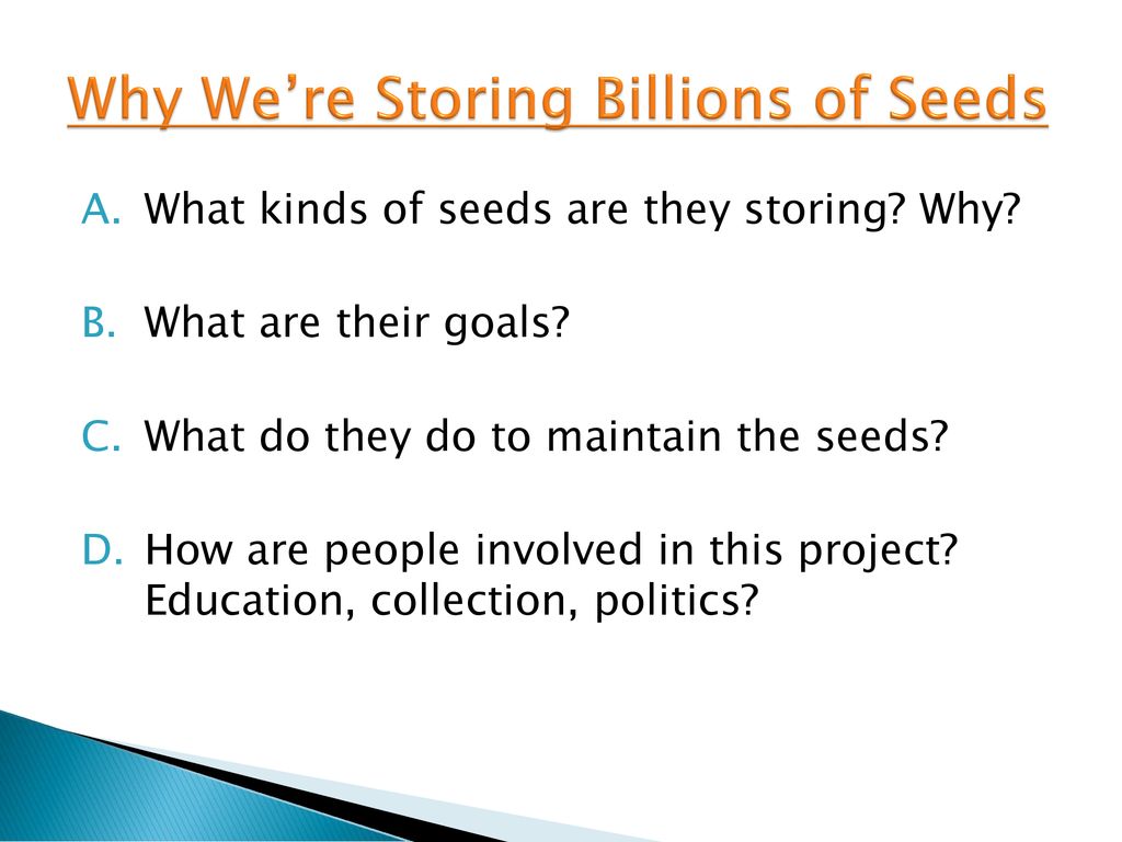 Why We’re Storing Billions of Seeds