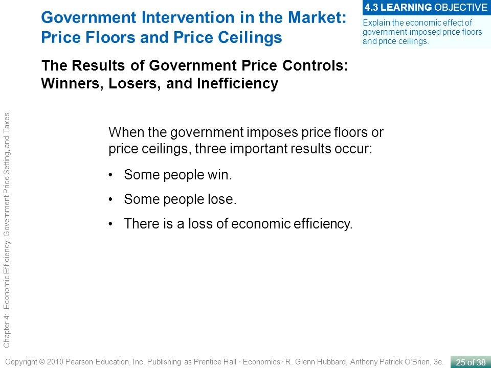 4 Economic Efficiency Government Price Setting And Taxes Chapter