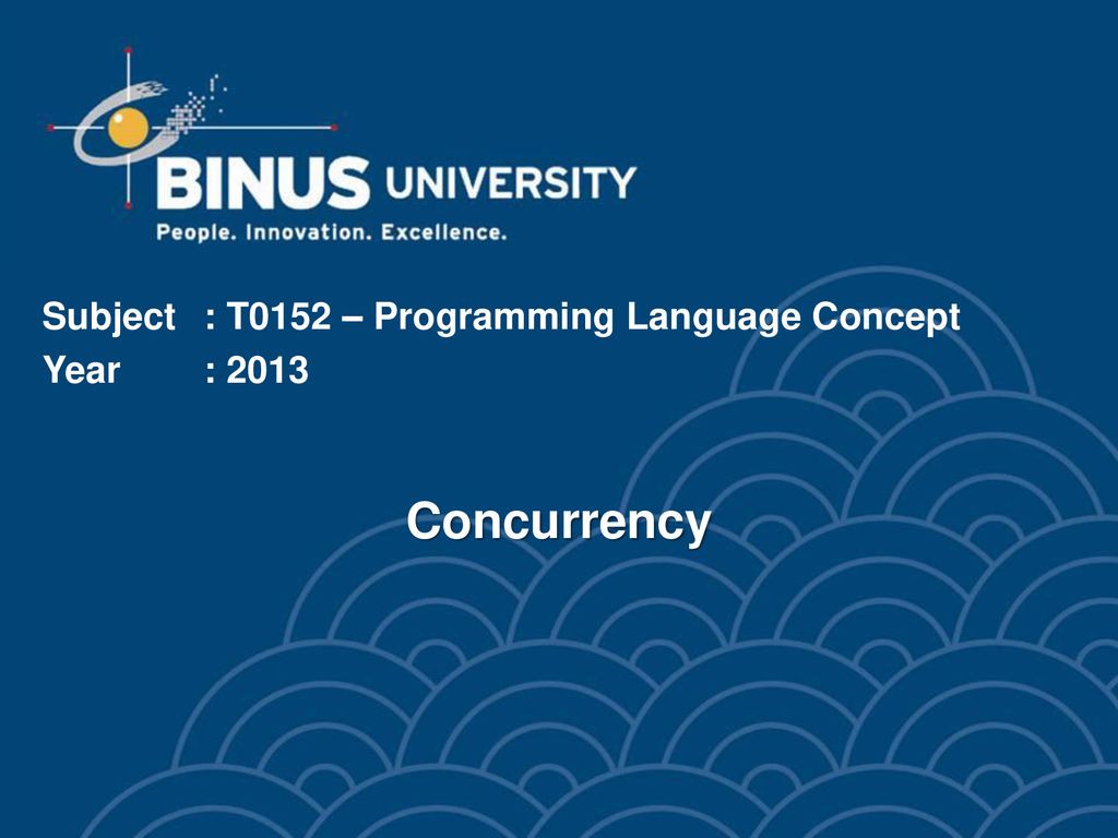 Subject : T0152 – Programming Language Concept - ppt download