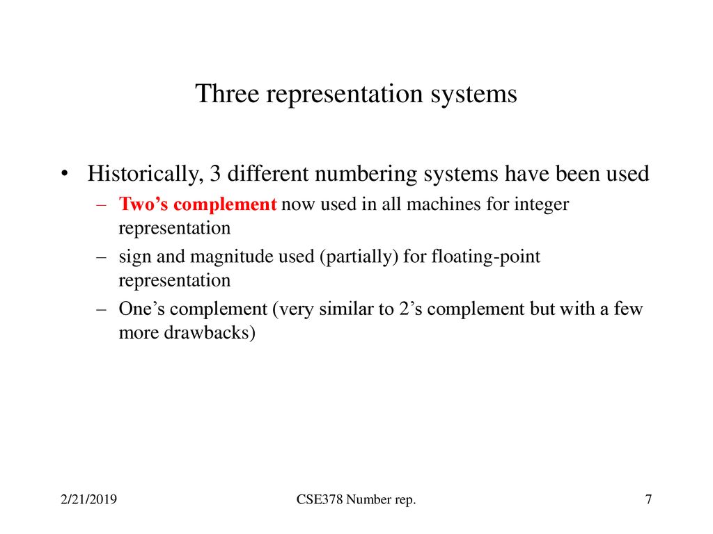 Decimal and binary representation systems - ppt download