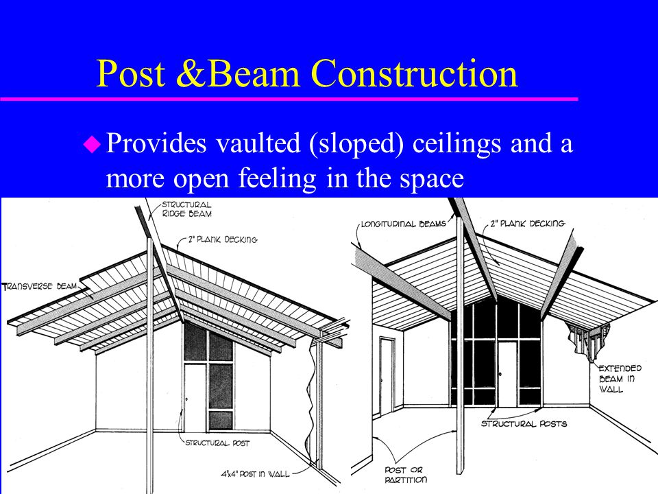 Post &Beam Construction